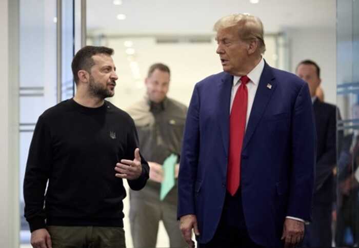 Зеленський зустрівся з Трампом у Римі